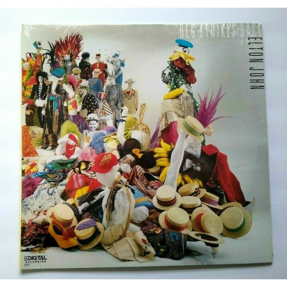 Elton John Reg Strikes Back Vinyl LP Record Album Sealed Canada 1988 Pop Rock